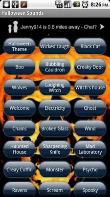 Halloween Sounds android App screenshot 1